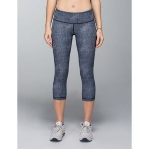 Lululemon Wunder Under Crop High Rise